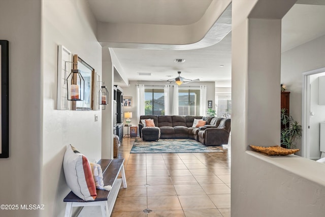 9224 S Big Tree Ln, Tucson, AZ 85756 - hall featuring light tile patterned floors