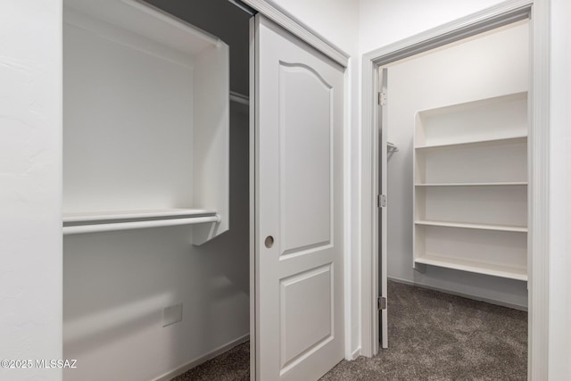 view of closet