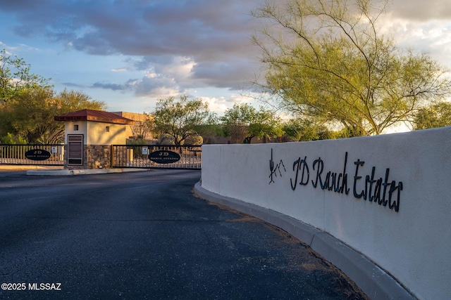 14245 E Wild Jesse Way, Vail, AZ 85641 - community / neighborhood sign featuring a gate