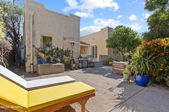view of patio / terrace featuring area for grilling