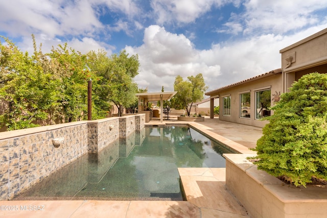 36330 S Desert Sun Dr, Tucson, AZ 85739 - outdoor pool featuring a patio area and a pergola