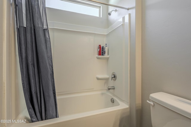 5369 S Sierra Prieta Trl, Tucson, AZ 85747 - full bath with toilet and shower / bathtub combination with curtain