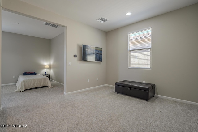 5369 S Sierra Prieta Trl, Tucson, AZ 85747 - bedroom with recessed lighting, carpet floors, visible vents, and baseboards