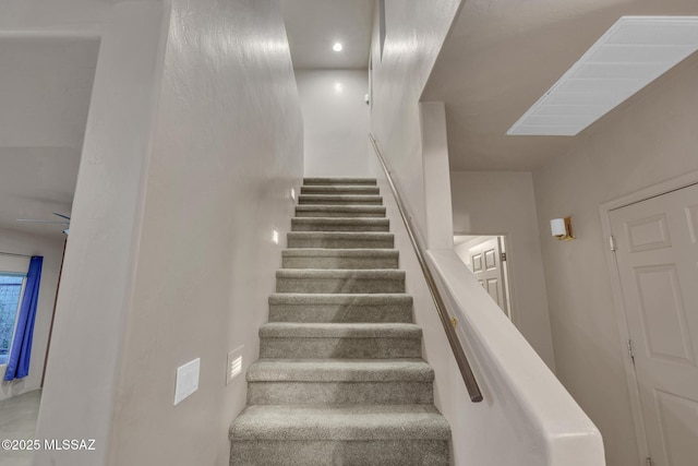 view of stairs