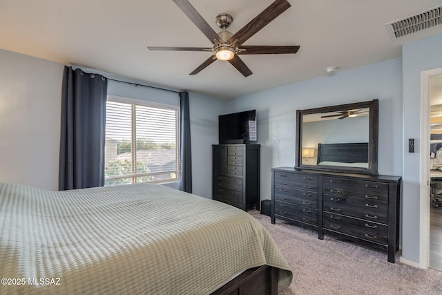894 E Prairie Field Ln, Sahuarita, AZ 85629 - bedroom featuring light carpet and ceiling fan