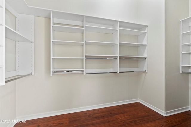 4706 W Cholla Bluff Dr, Marana, AZ 85658 - spacious closet featuring dark wood finished floors