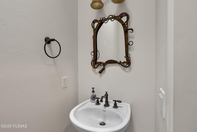 bathroom with a sink
