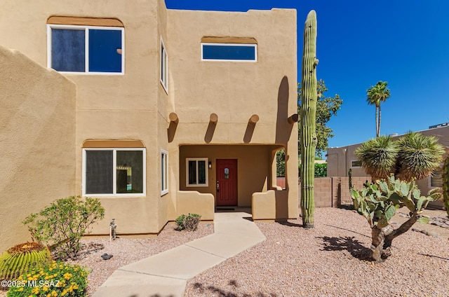 9290 N Jessy Ln, Tucson, AZ 85742 - view of front of house with stucco siding