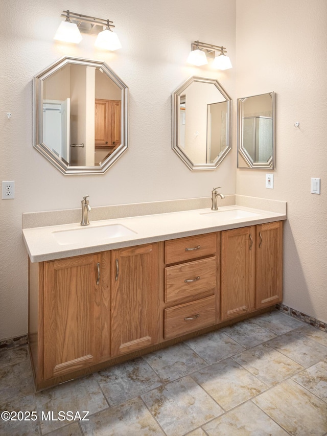 2377 W Catalina View Dr, Tucson, AZ 85742 - bathroom featuring double vanity