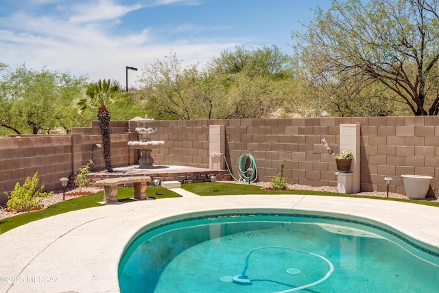 2377 W Catalina View Dr, Tucson, AZ 85742 - view of swimming pool with fence