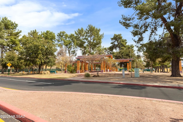exterior space with playground community