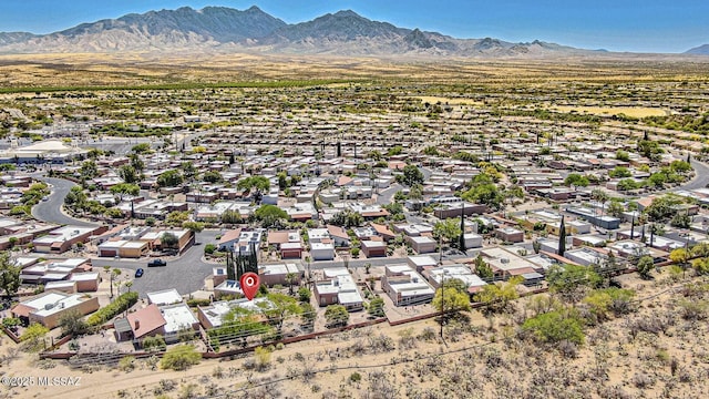 2778 S Via Del Bac, Green Valley, AZ 85622 - bird's eye view featuring a mountain view and a residential view