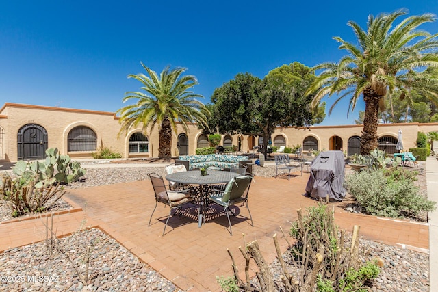 view of patio / terrace with outdoor dining area