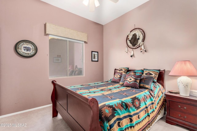 60621 E Eagle Heights Dr, Tucson, AZ 85739 - bedroom with baseboards, ceiling fan, and carpet