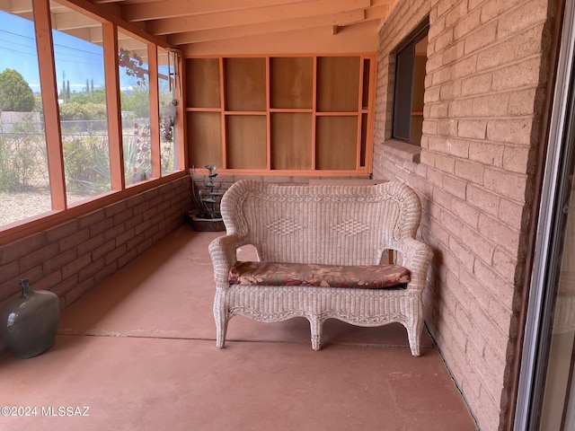 1208 E Flynn Jans Ct, Pearce, AZ 85625 - sunroom featuring concrete floors