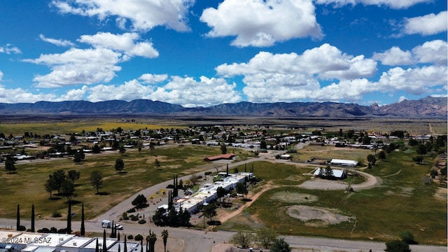 1208 E Flynn Jans Ct, Pearce, AZ 85625 - drone / aerial view featuring a mountain view