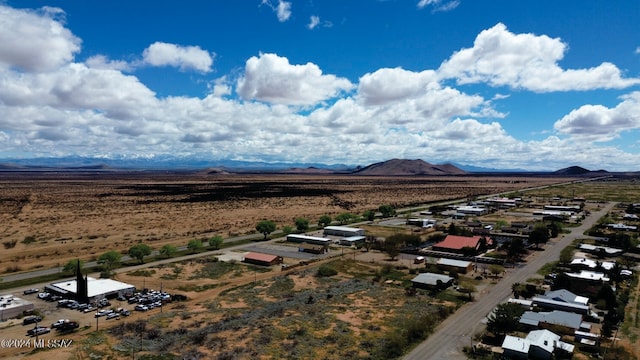 1208 E Flynn Jans Ct, Pearce, AZ 85625 - aerial view featuring view of desert and a mountain view