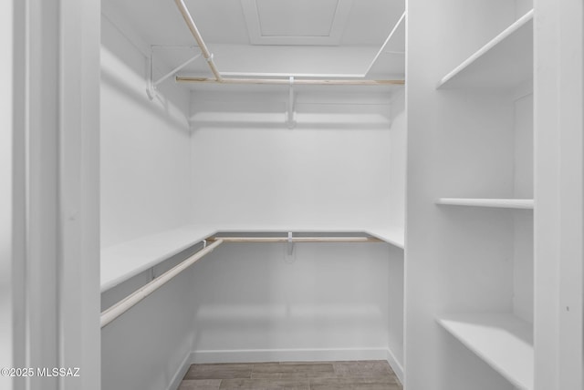 172 Vereda Cabrilla Ln, Rio Rico, AZ 85648 - walk in closet featuring wood finished floors