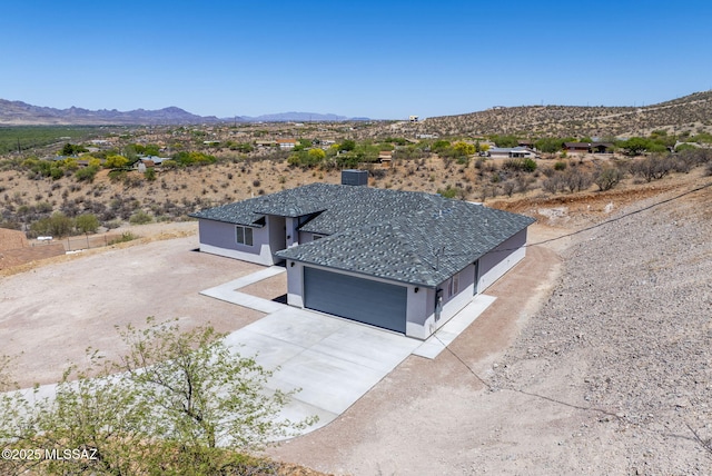 172 Vereda Cabrilla Ln, Rio Rico, AZ 85648 - birds eye view of property featuring a mountain view, a rural view, and view of desert