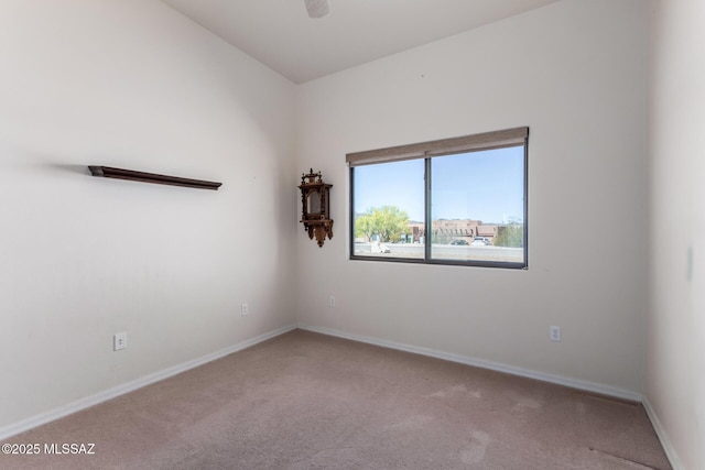 5498 N Desert Wood Pl, Tucson, AZ 85745 - carpeted empty room with baseboards and ceiling fan