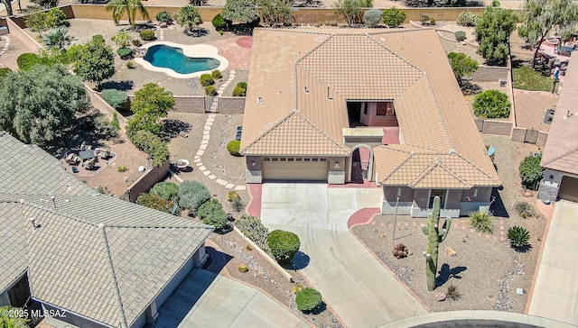drone / aerial view