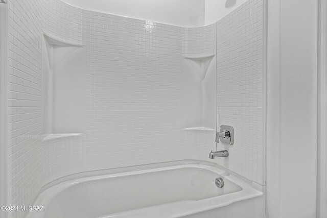 bathroom featuring bathtub / shower combination