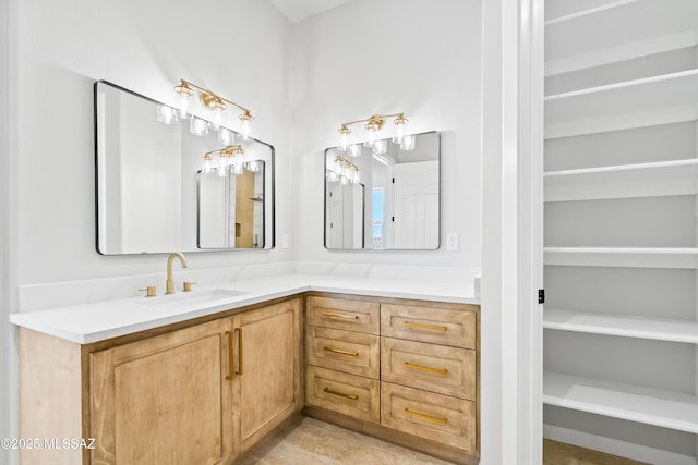 full bathroom with vanity