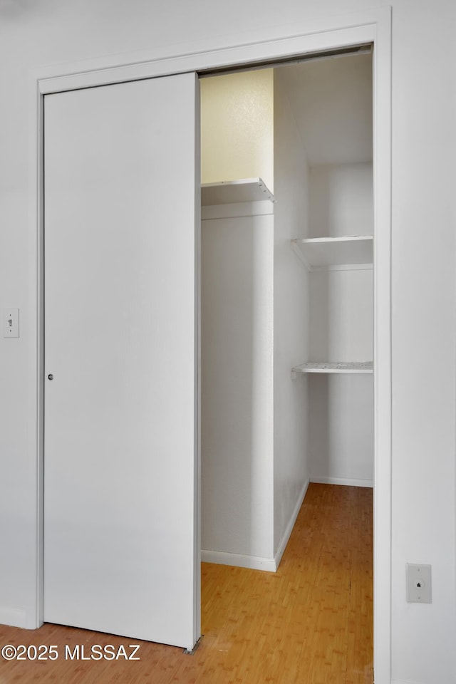 view of closet