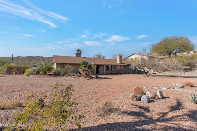 4921 N Boyd Ln, Tucson, AZ 85750 - exterior space with a chimney