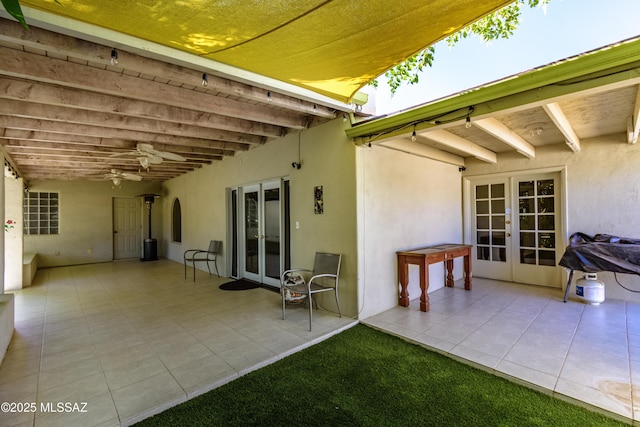 view of patio / terrace with french doors