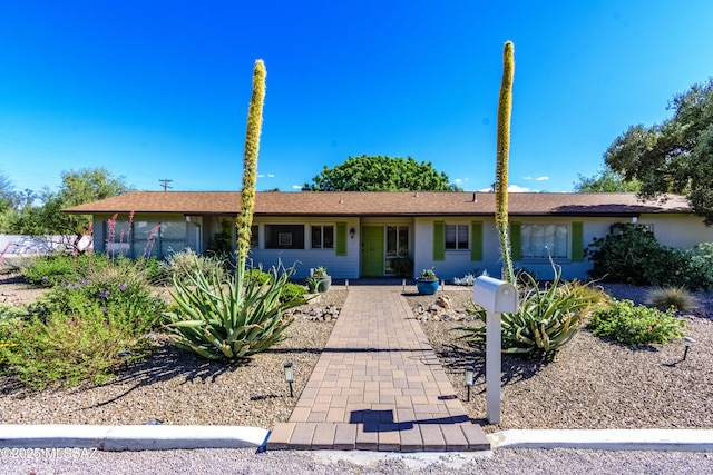 view of ranch-style home