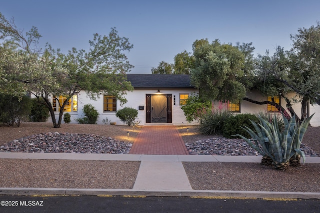 2626 E 4th St, Tucson, AZ 85716 - view of front of property featuring a shingled roof and stucco siding