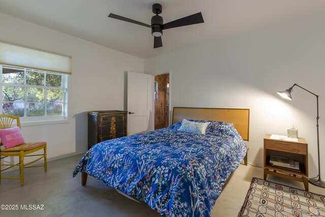 2626 E 4th St, Tucson, AZ 85716 - carpeted bedroom with a ceiling fan