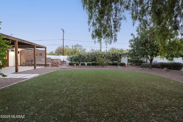 2626 E 4th St, Tucson, AZ 85716 - view of yard featuring fence and a patio area