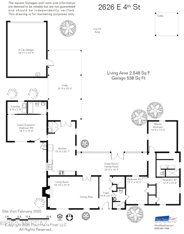 2626 E 4th St, Tucson, AZ 85716 - plan