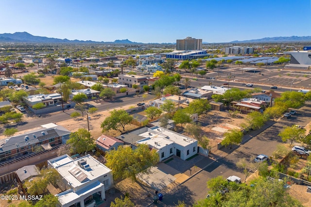 1025 N Perry Ave, Tucson, AZ 85705 - bird's eye view featuring a mountain view