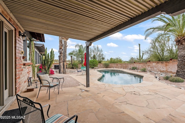 5920 N Campbell Ave, Tucson, AZ 85718 - view of pool with a patio and a fenced backyard