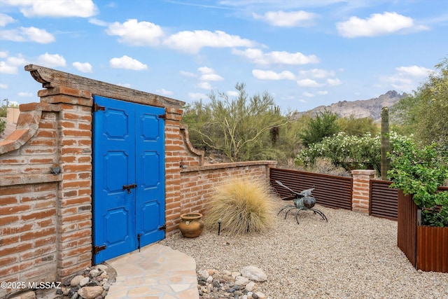 5920 N Campbell Ave, Tucson, AZ 85718 - view of outbuilding with a mountain view