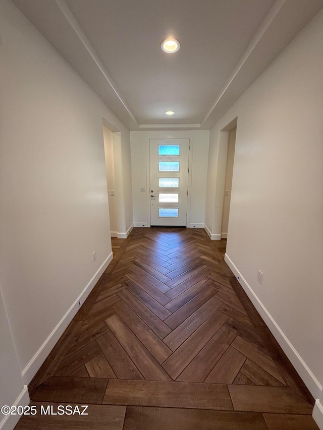 66414 E Peregrine Pl, Tucson, AZ 85739 - entryway featuring baseboards and recessed lighting