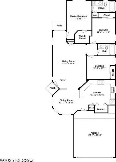 4249 E Cholla Desert Trl, Tucson, AZ 85706 - room layout