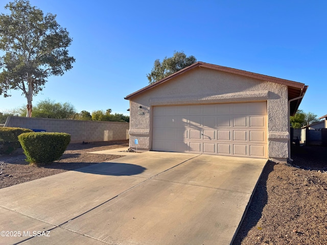 exterior space with fence