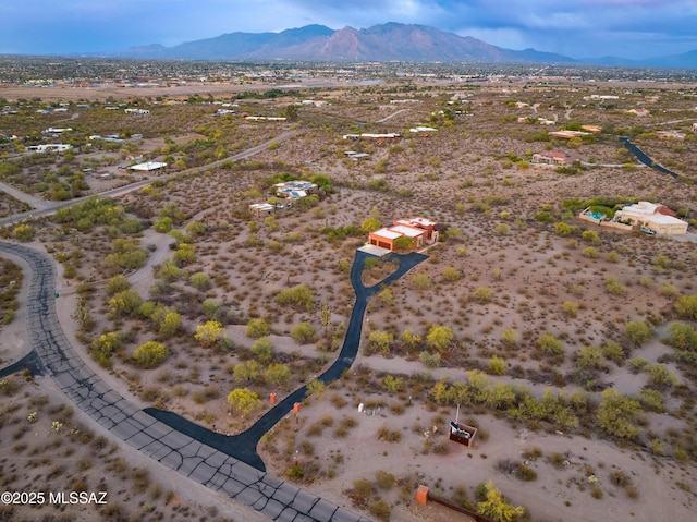6300 N Abington Rd, Tucson, AZ 85743 - aerial view of sparsely populated area with a desert landscape and a mountainous background