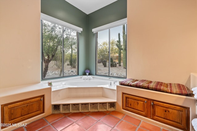 12431 E Cape Horn Dr, Tucson, AZ 85749 - full bathroom featuring a bath and tile patterned flooring