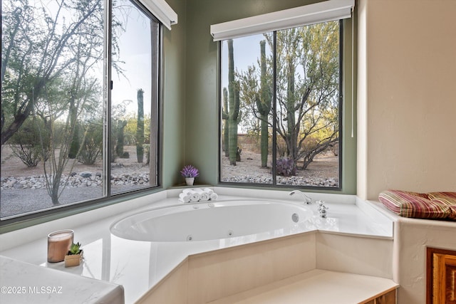 12431 E Cape Horn Dr, Tucson, AZ 85749 - bathroom with a jetted tub