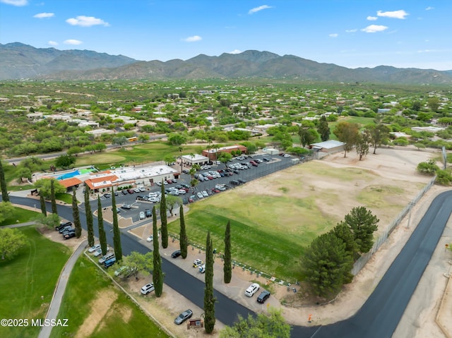 12431 E Cape Horn Dr, Tucson, AZ 85749 - drone / aerial view of mountains