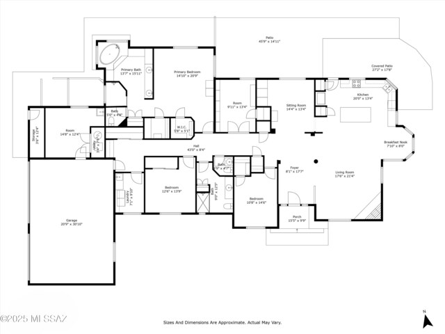 12431 E Cape Horn Dr, Tucson, AZ 85749 - property floor plan