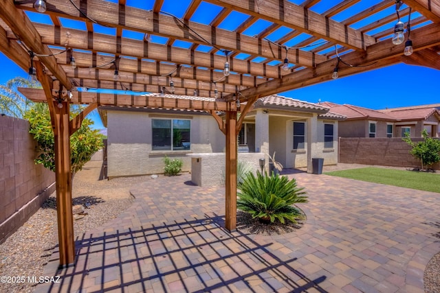 14172 E Vardo Dr, Vail, AZ 85641 - fenced backyard featuring a patio area