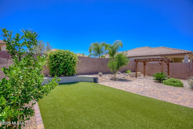 14172 E Vardo Dr, Vail, AZ 85641 - view of yard featuring a pergola and a patio