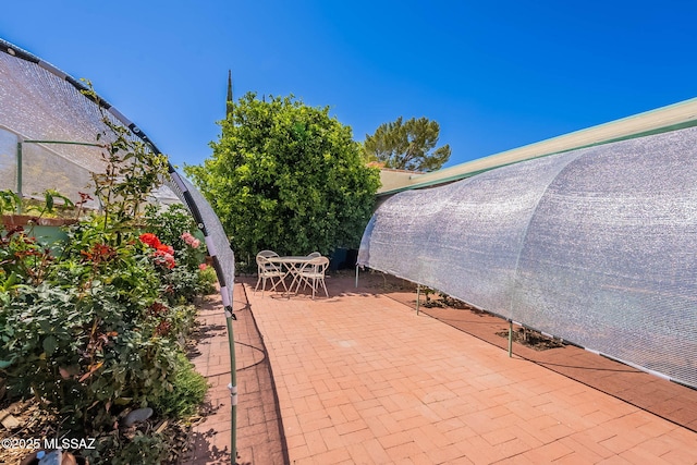 view of patio / terrace featuring outdoor dining space