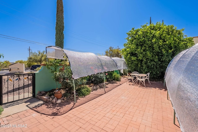 view of patio / terrace with outdoor dining area